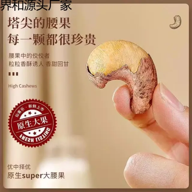 原味带皮腰果 1kg